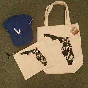 Canvas tote & cap